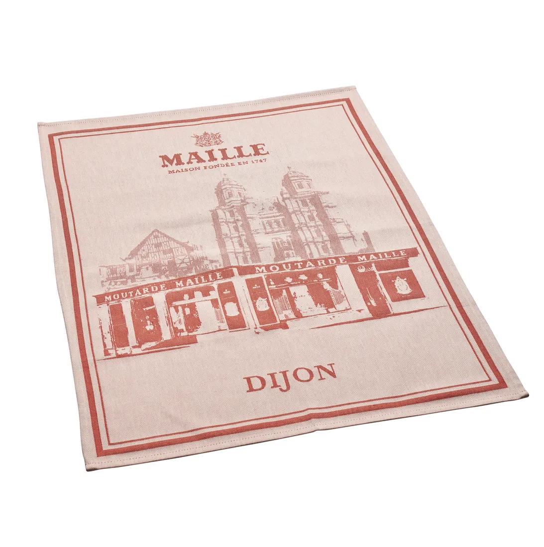 Maille Torchon Dijon tissé Moutet linge coton