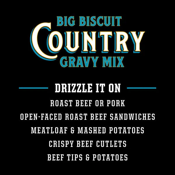 Fire Smoke Society Country Gravy mélange pour sauce 12 sachets poivré