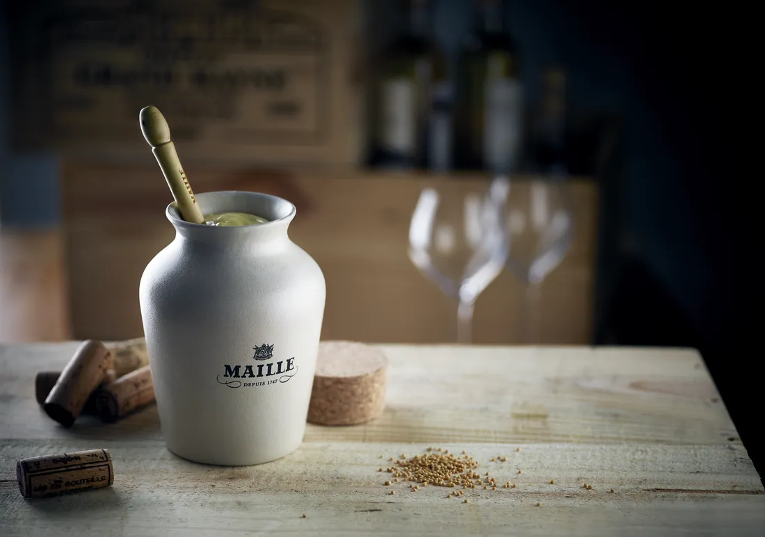 Maille Duo Douceur coffret 2 moutardes 2x125g miel romarin
