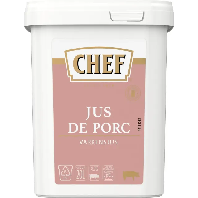Premium Chef Jus de Porc Déshydraté boîte 600g corsé