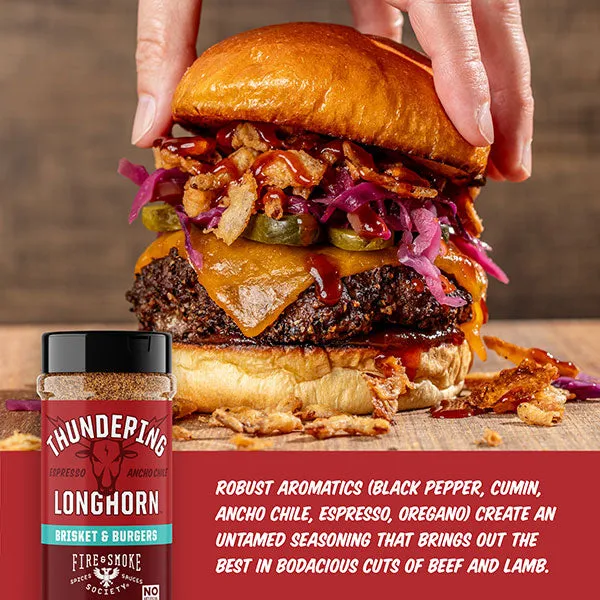 Fire Smoke Society Burgers & Fries bundle épices lot 4 burger