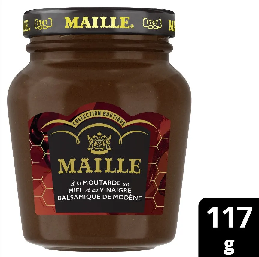 Maille moutarde au miel balsamique Modène 117g douce