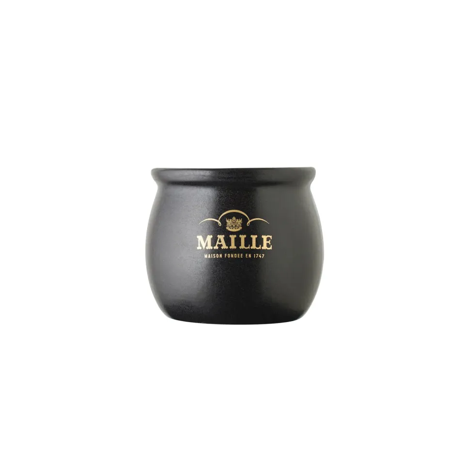 Maille Digoin pot à sauce grès noir