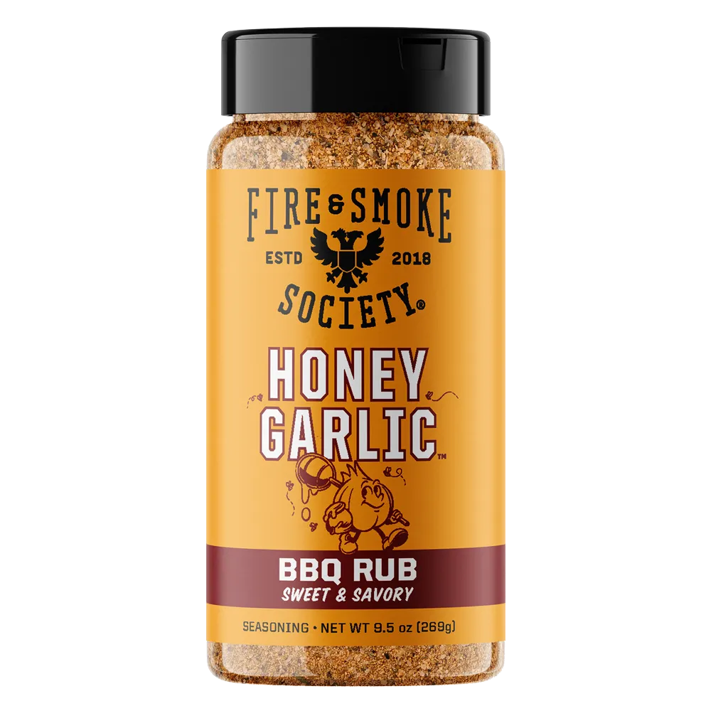 Fire Smoke Society Honey Garlic assaisonnement 6.5 oz miel