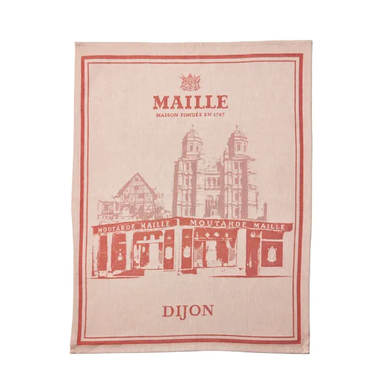 Maille Torchon Dijon tissé Moutet linge coton