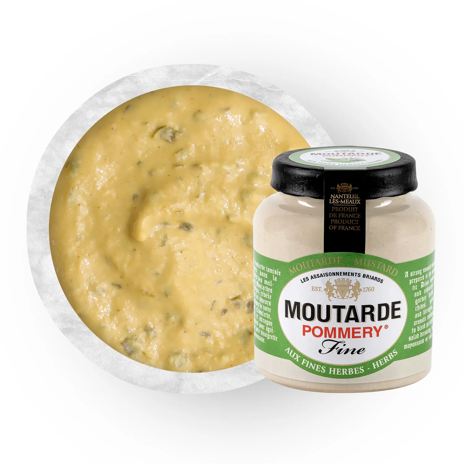 Pommery Fines Herbes moutarde 100g tamisée