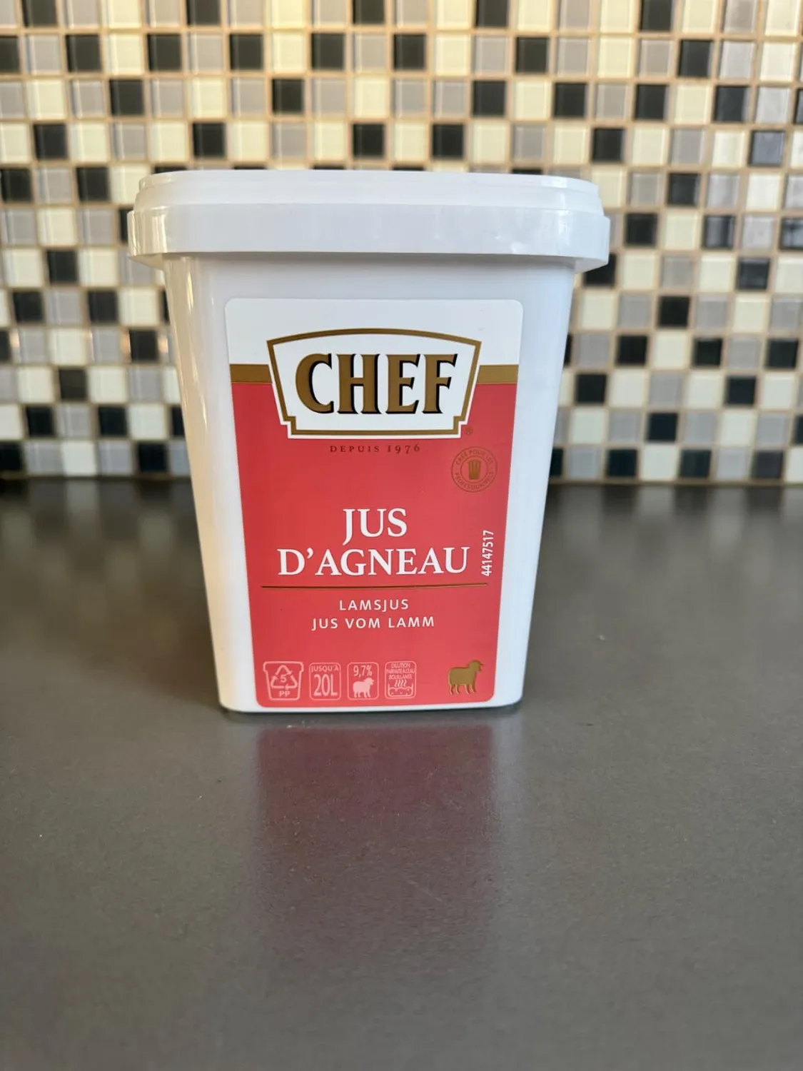 CHEF Jus d'Agneau jus déshydraté 600g
