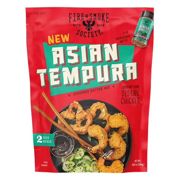 Fire Smoke Society Asian Tempura panure croustillante