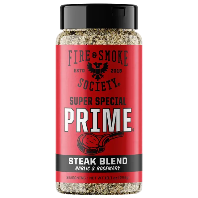 Fire Smoke Society Super Special Prime rub steak
