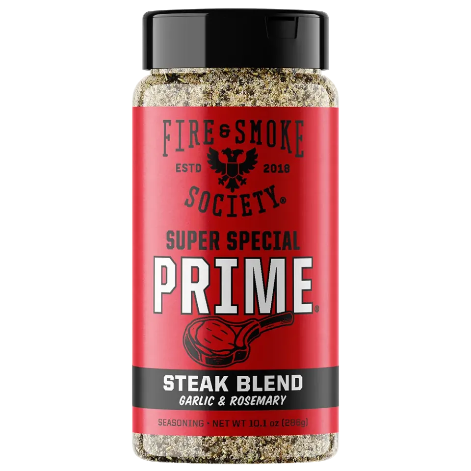 Fire Smoke Society Super Special Prime rub steak