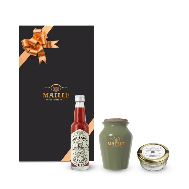 Maille L'Expérience Truffe coffret 3 pièces truffe noire