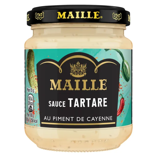 Maille Sauce Tartare Piment de Cayenne 185g Relevée