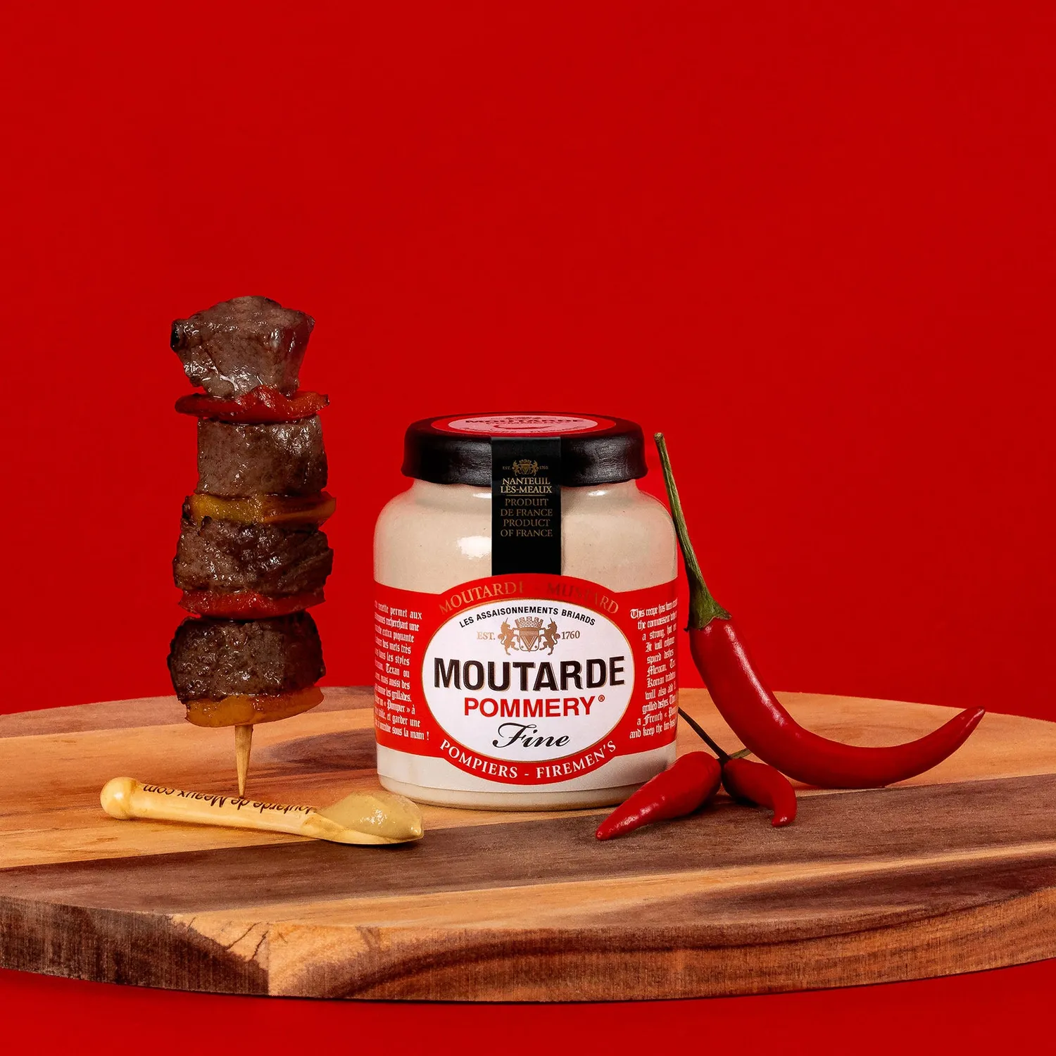 Pommery Moutarde des Pompiers 100g au piment forte