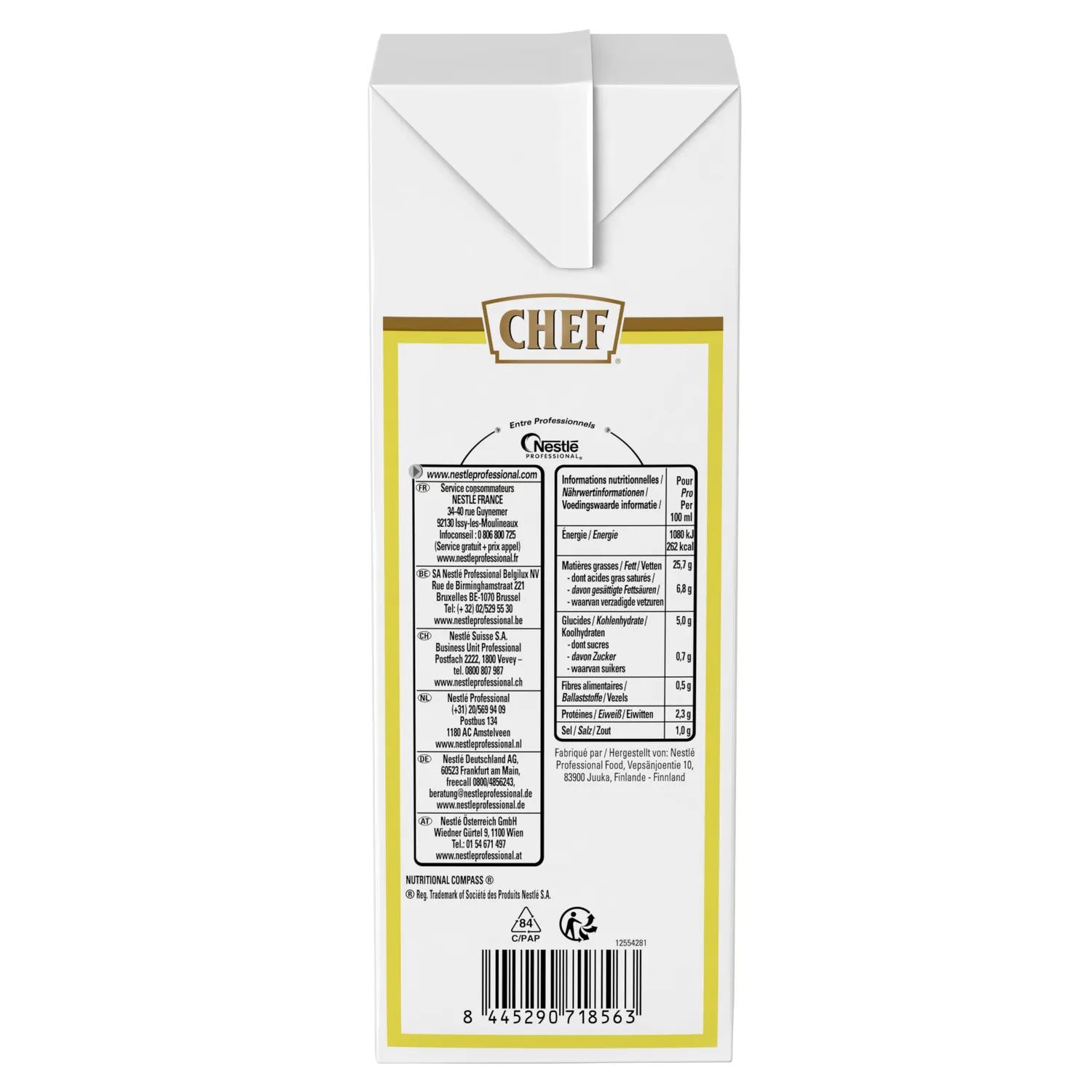 CHEF Sauce Liquide Béarnaise sauce brique 1L estragon