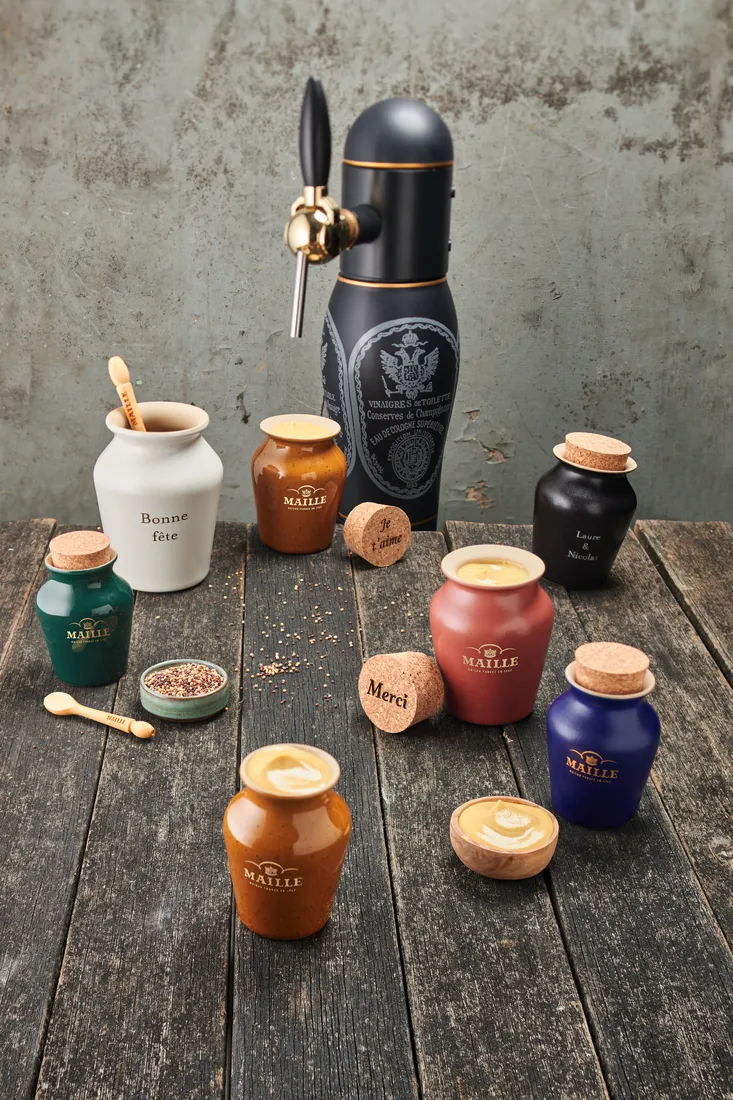 Maille Secret de Cuisine coffret moutardes vinaigre