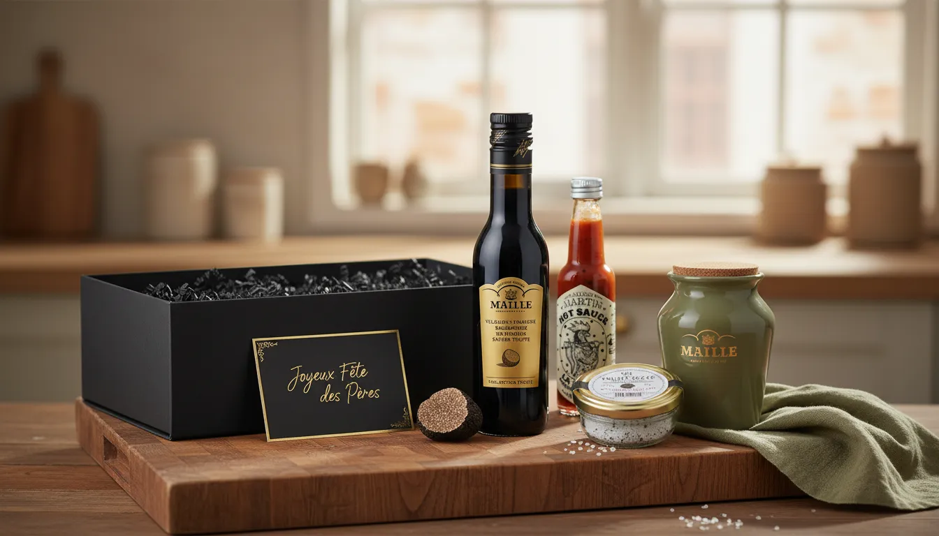Maille L'Expérience Truffe coffret 3 pièces truffe noire